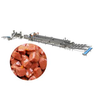 Factory Supplier Automatic Dog <b>Wet</b> <b>Food</b> Extruder Making Machine with Motor PLC Gear Multi-Voltage - Product Image 1