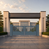Puerta Plegable Eléctrica de Aluminio Personalizada con Control Remoto para Residencias, Hoteles, Apartamentos y Jardines