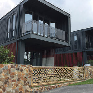 Maison modulaire à conteneurs très vendue avec piscine, design moderne, installation rapide, couleur personnalisée pour l'école, l'hôtel et le centre commercial, Chine - Product Image 1