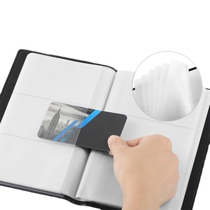 Muestra Gratuita, Porta Tarjetas de Visita de Cuero PU con Páginas Interiores, Carpeta para Tarjetas de Visita, Nuevo, BSCI - Product Image 5