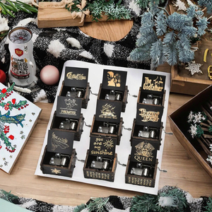 Hot bán tùy chỉnh tự làm bằng gỗ âm nhạc hộp đầy màu sắc Laser khắc <span class=keywords><strong>mini</strong></span> Hand Crank <span class=keywords><strong>Mini</strong></span> <span class=keywords><strong>Music</strong></span> <span class=keywords><strong>BOX</strong></span> - Product Image 3