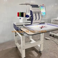 Industrial Multi Logo Automatic China Hat 4 6 Head Machine à broder utilisée par ordinateur Prix informatisé 60 Hat for Sale