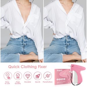 Pistola de Etiquetas Micro Stitch, Accesorio para Fijar Acolchados Rápidamente, <span class=keywords><strong>Aguja</strong></span> de Pegamento Efectiva para Ropa con Etiqueta para Costura, Herramienta de Costura de Plástico - Product Image 5