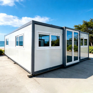 Base de travail à distance Nomad, maison conteneur préfabriquée extensible de 20 pieds ou 30 pieds, 3 chambres, 2 salles de bain, petite maison isolée et étanche - Product Image 1