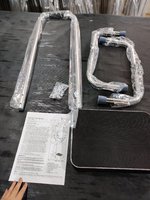 Escabeau portable en acier inoxydable avec poignée pour adultes et personnes âgées