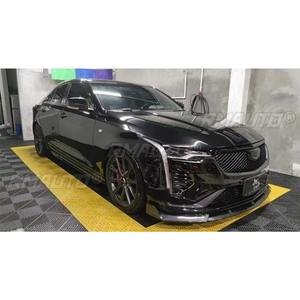 Spoiler de pare-chocs avant pour Cadillac CT4 2020-2024, aspect carbone, pièce extérieure, accessoires de voiture - Product Image 6