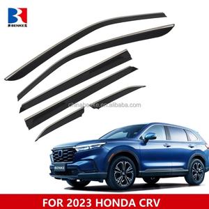 Déflecteurs de vitres latérales pour Honda CR-V CRV 2017-2022 SUV, 6 pièces, pare-pluie avec garniture en acier inoxydable - Product Image 3