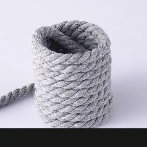 Cordones de algodón y cáñamo de color personalizado Yrunfeety, cordones redondos gruesos de 8 mm, cordones trenzados para zapatos SB <span class=keywords><strong>Dunk</strong></span>. - Product Image 4