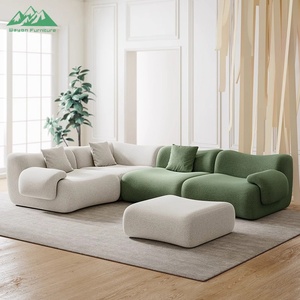 Wayon Luxury Convertible Sectional Sofa in a Box High Density <strong>Foam</strong> <strong>Seating</strong> for Villa and Guest Rooms - Product Image 2