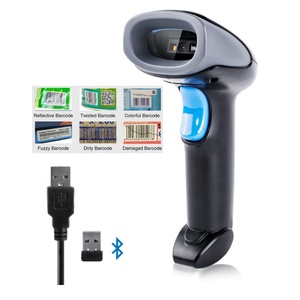 RTS High-Speed <strong>2D</strong> QR Code Reader for Bluetooth Wireless Rugged <strong>Handheld</strong> USB <strong>Scanner</strong> for POS Payment in Restaurants Cafes Liquor - Product Image 1