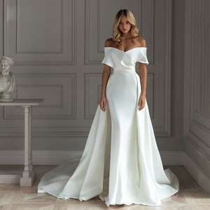 mermaid detachable wedding dresses