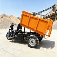 Mini-dumper électrique ZY-180, capacité de charge 2000 kg, moteur DC 4000 W, essieu arrière à insertion directe, basculement hydraulique pour carrière souterraine