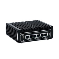 Intel 3865U Mini Box Computer avec 6 * LAN en alliage d'aluminium DDR3 RAM Nouveau design industriel Types de prises AU/US/EU