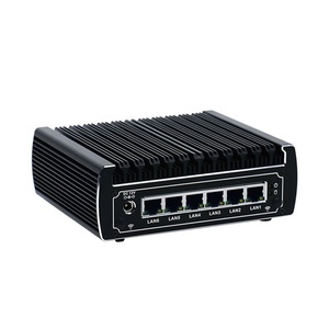 Intel 3865U Mini Box Computer con 6 * LAN Aleación de aluminio <span class=keywords><strong>DDR3</strong></span> <span class=keywords><strong>RAM</strong></span> Nuevo Diseño Industrial AU/US/EU Tipos de enchufe - Product Image 4