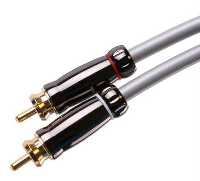 High Quality OFC 2RCA to 2RCA Stereo Audio Video RCA Video Cable RCA Composite