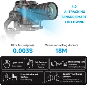 <span class=keywords><strong>Stabilizzatore</strong></span> Gimbal <span class=keywords><strong>per</strong></span> Fotocamera FeiyuTech SCORP C2 con Tracciamento AI Integrato, <span class=keywords><strong>Stabilizzatore</strong></span> a 3 Assi con Capacità di 3,5 kg, Gimbal Professionale - Product Image 2