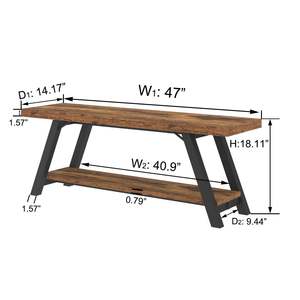 <span class=keywords><strong>Banc</strong></span> de <span class=keywords><strong>rangement</strong></span> moderne pour chambre à coucher, <span class=keywords><strong>banc</strong></span> en bois et métal pour couloir, salon, <span class=keywords><strong>banc</strong></span> d'appoint intérieur pour entrée <span class=keywords><strong>120</strong></span> <span class=keywords><strong>cm</strong></span> - Product Image 3