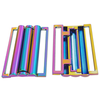 Garantía de calidad Traje de baño Sujetador de metal Broche Conector de Bikini dorado para Lencería