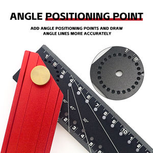 Qualité travail du bois personnalisé étanche pliable trou règle multifonctionnelle en alliage d'aluminium pliable trou règle - Product Image 2