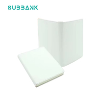 Sous-banque de haute qualité A5 Sublimation Journal cahier couverture en cuir livraison gratuite depuis l'entrepôt américain comprend une feuille de papier Wang