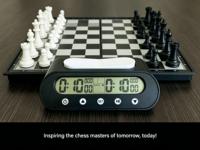 Timer Portabel Multifungsi dengan Fitur Delay dan Bonus Time, Jam Catur Digital Warna Hitam Dasar