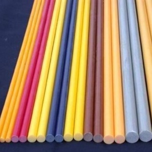 Thanh nhựa kỹ thuật chịu nhiệt cao bán chạy, thanh cách điện GRP, thanh sợi thủy tinh gia cường graphite - Product Image 2