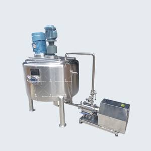 Liquid <b>Body</b> <b>Lotion</b> Soap Making Machine Cosmetic Cream Shampoo Toothpaste Detergent Mixing Tank Machine - Product Image 1