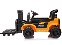 Chariot élévateur électrique pour enfants sous licence JBC, alimenté par batterie 12V, jouet de construction électrique pour les enfants de 3 à 8 ans