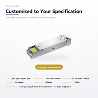 Module SFP DWDM 1,25 G 40 km 120 km Bande C 100 GHz LC Duplex Monomode DDM Transceiver Optique pour Télécommunications