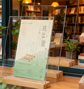 Espositore da Tavolo in Acrilico Ricaricabile Ecologico con Trattamento Superficiale Verniciato per <span class=keywords><strong>Menu</strong></span>, Listino Prezzi e Ordini - Facile da Usare - Product Image 3