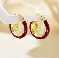 Retro-Ohrringe - Einzigartige und Minimalistische Luxus-Ohrstecker im C-förmigen Design - Hochwertige und Elegante Ohr-Accessoires