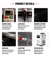 Machine de découpe laser CO2 CNC 1325 pour bois et acrylique, découpe laser CO2 non métallique