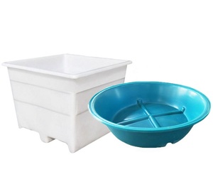 Contenitore in Plastica per Alimenti da 1000L, Vasche Quadrate in Plastica per Acqua, Serbatoi per Acquacoltura e Allevamento <span class=keywords><strong>Pesci</strong></span> - Product Image 1