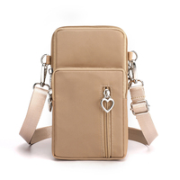 Sacoche Universelle à Bandoulière pour Téléphone Portable, Pochette Suspendue avec Trou pour Écouteur, Portefeuille, Sacoche avec Bras, Grande Taille
