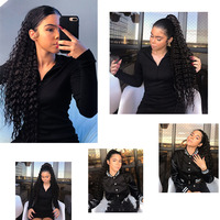 Extensions de cheveux en queue de cheval de luxe, neuves, élégantes et de qualité supérieure, en cheveux humains pour femmes, vente en gros