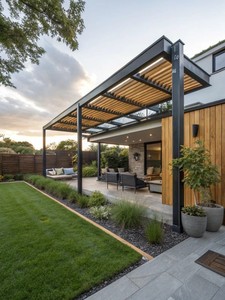 <span class=keywords><strong>Abri</strong></span> extérieur en aluminium réglable électriquement <span class=keywords><strong>pour</strong></span> <span class=keywords><strong>spa</strong></span>, option murale disponible, pergola en aluminium résistante aux charges <span class=keywords><strong>de</strong></span> neige - Product Image 2