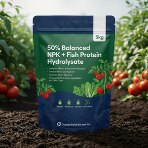 Baike 50% Organischer Ausgewogener NPK-Dünger in Pulverform mit Fischprotein-Hydrolysat und Aminosäuren aus Ascophyllum Nodosum Meeresalgen - Product Image 3