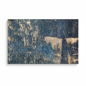 <b>Navy</b> Blue Printed Canvas Wall Art: Abstract Plaster Design,<b>WRAPPED</b> CANVAS - Product Image 2