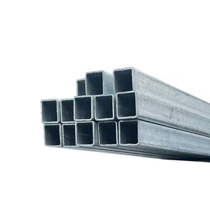 Factory direct sales150mm 250mm diameter galvanized steel square rectangular tube pipe 38 for gate design