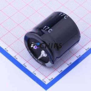 Condensador Electrolítico de Aluminio LS227M400P30RR0VH2SP0 de Montaje a Presión, Componente de Orificio Pasante THT, D30xL30mm 220uF 20% 400V 10mm - Product Image 2