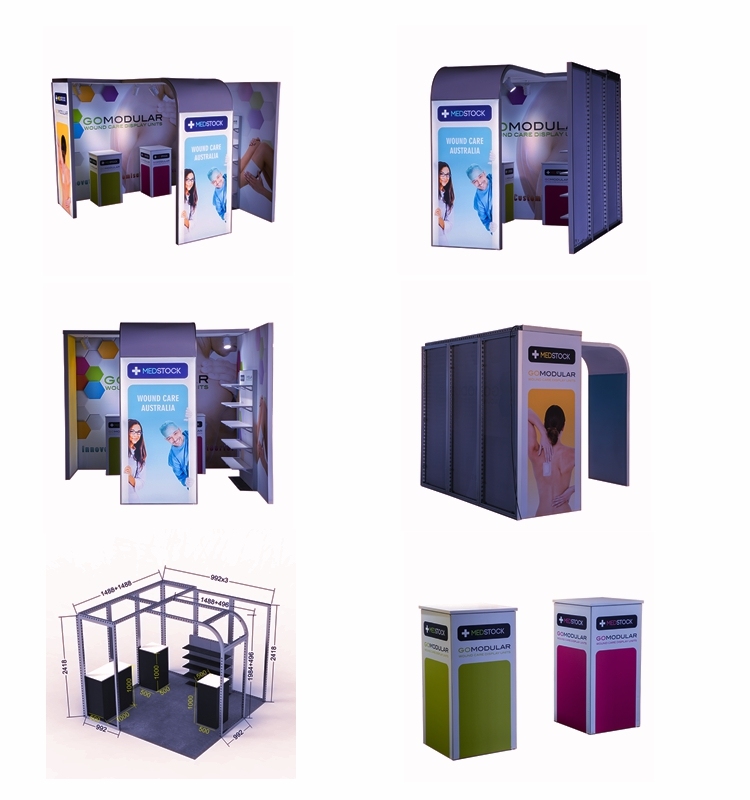 Exhibition Home Luminous Clothing Tradeshow Backdrop