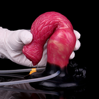 Dildo de haute qualité avec éjaculation de fantaisie, taille super grande, dildo gonflable avec jets pour jeux SM pour adultes