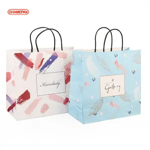 Cheap Custom Printed Luxury Retail Bag, Low Cost Bag, Color Supplier Customized Shopping Paper Bag