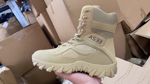 Mayorista del fabricante 511 EN 3515 <span class=keywords><strong>Botas</strong></span> de senderismo resistentes al desgaste de gamuza arena <span class=keywords><strong>Botas</strong></span> transpirables para el desierto de la jungla Gorras cómodas con los dedos - Product Image 4