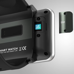 DM100批发便宜的amoled呼叫手表4g计步器手表带摄像头<span class=keywords><strong>rohs</strong></span>运动监视器智能手表品牌 - Product Image 1