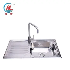 Customized Modern Fashion Bathroom Single Bowl Stainless Steel Kitchen Sink