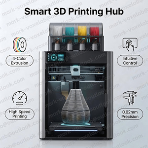 Máy in 3D Bamboo H2S Combo <span class=keywords><strong>Art</strong></span> Toy Making phiên bản toàn cầu mở khóa EU UK, giao hàng trực tiếp từ nhà máy, kết nối WiFi, điều khiển từ xa, đồ chơi sáng tạo, công nghệ FDM. - Product Image 3