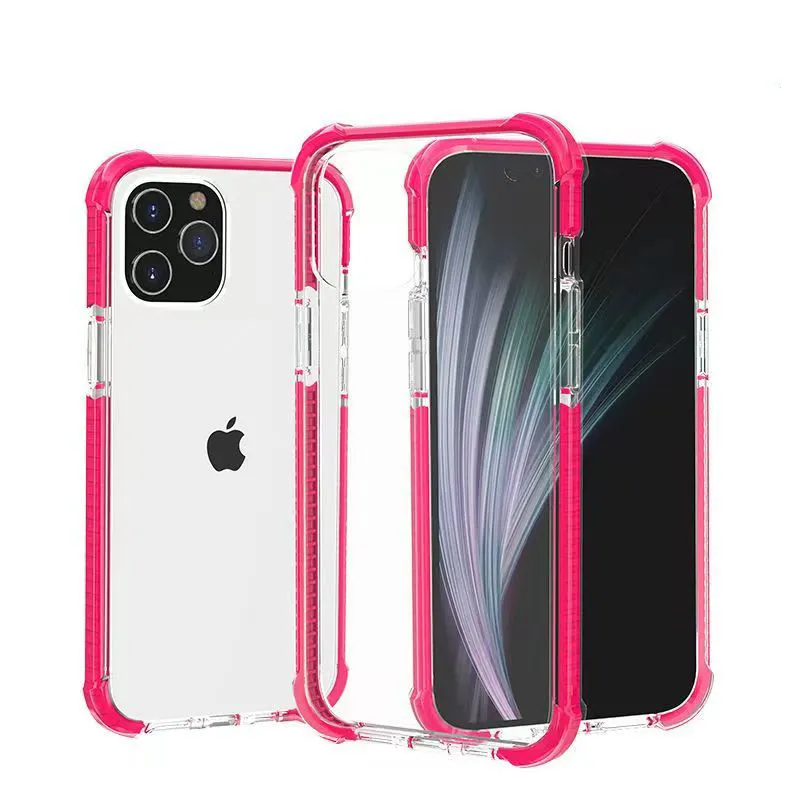 Clear Shockproof Protective Case for iPhone 14 13Pro max with Heavy Duty Bumper Airbag anti-drop Protection Full Coverage