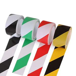 Ruban de marquage simple face en PVC, adhésif, durable, pour chantier, personnalisable, étanche, haute visibilité, danger, adhésion forte - Product Image 1