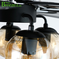 Breezelux 55 "5 Aspas Decorar Control remoto Ventiladores de techo Lighttraditional Ventiladores de techo de lujo con luz